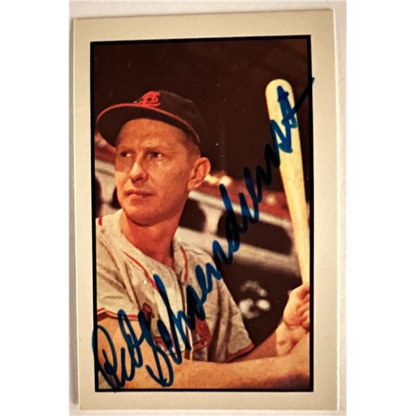 St. Louis Cardinals Red Schoendienst baseball trading card