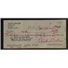 Image 1 : Arch Oboler signed check