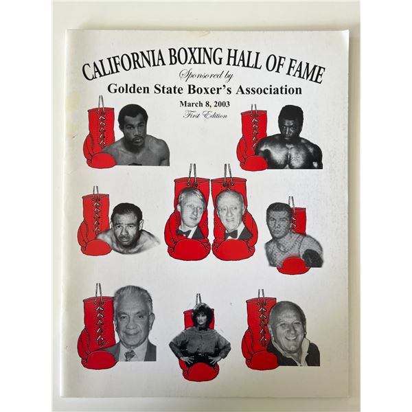 California Boxing Hall of Fame magazine