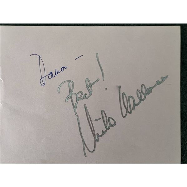 60 Minutes Mike Wallace autograph