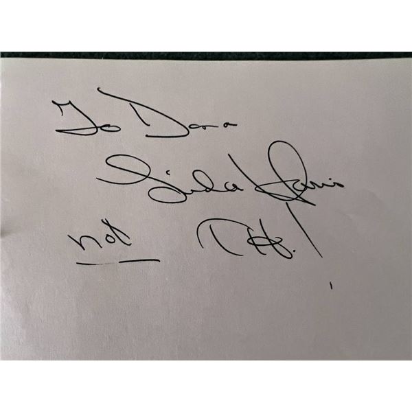 Planet of the Apes linda harris autograph