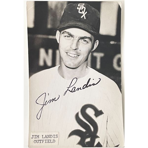 Chicago White Sox Jim Landis signed photo