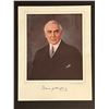 Image 1 : 29th President Warren G. Harding Facsimile Signed Photo Art Print