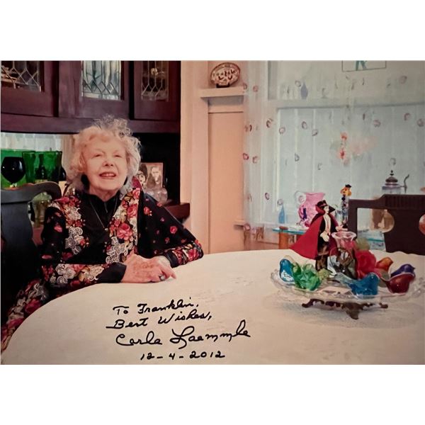 Carla Laemmle signed photo
