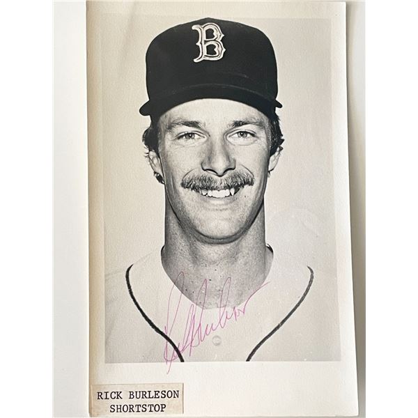 Boston Red Sox Rick Burleson signed photo