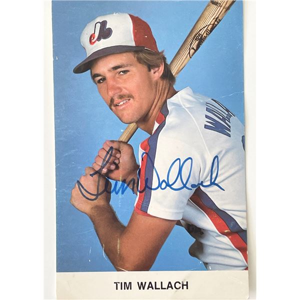 Montreal Expos Tim Wallach signed photo