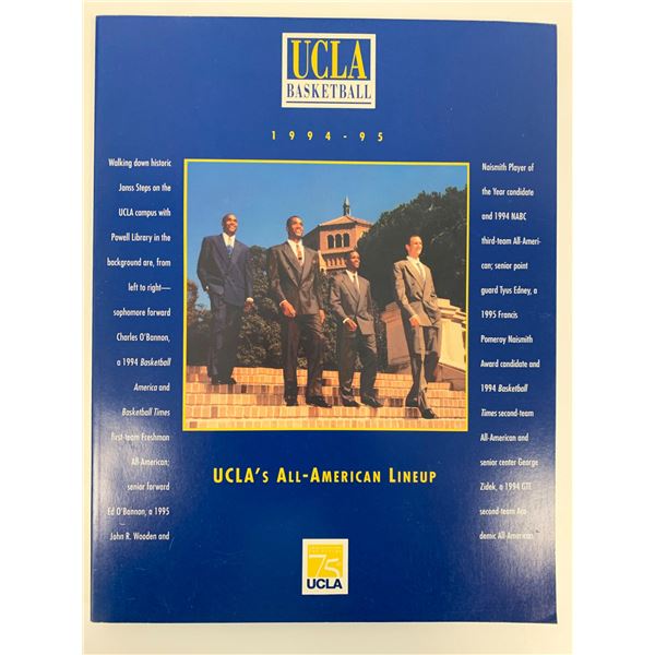 UCLA Basketball All-American Lineup 1994-5 Program