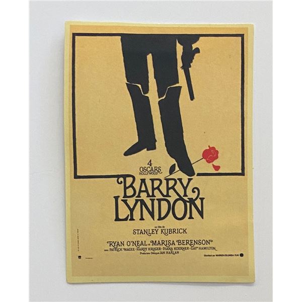 Barry Lyndon movie sticker