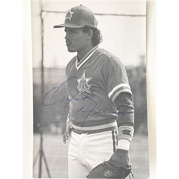 Seattle Mariners Orlando Mercado signed photo