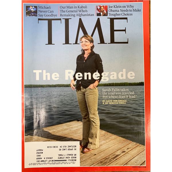 TIME Magazine 2009 Sarah Palin Issue