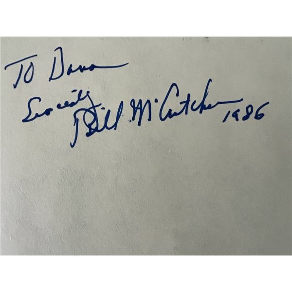 Bill McCutcheon autograph
