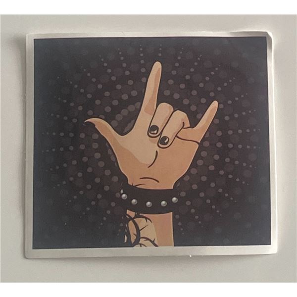 Rock on sticker