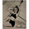 Image 1 : Janet Blair facsimile signed photo. 3x5 inches