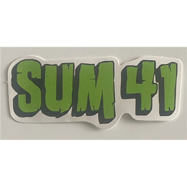 Sum 41 logo sticker