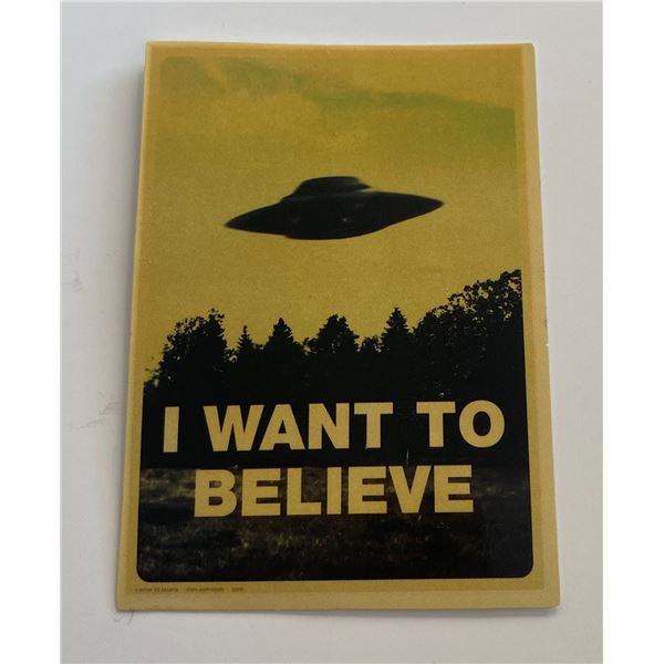 The X-Files: I Want to Believe sticker