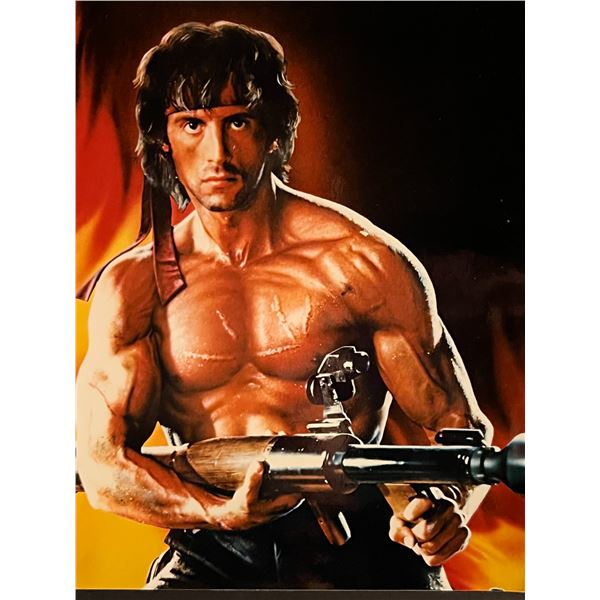 Rambo Sylvester "Sly" Stallone Unsigned Photo
