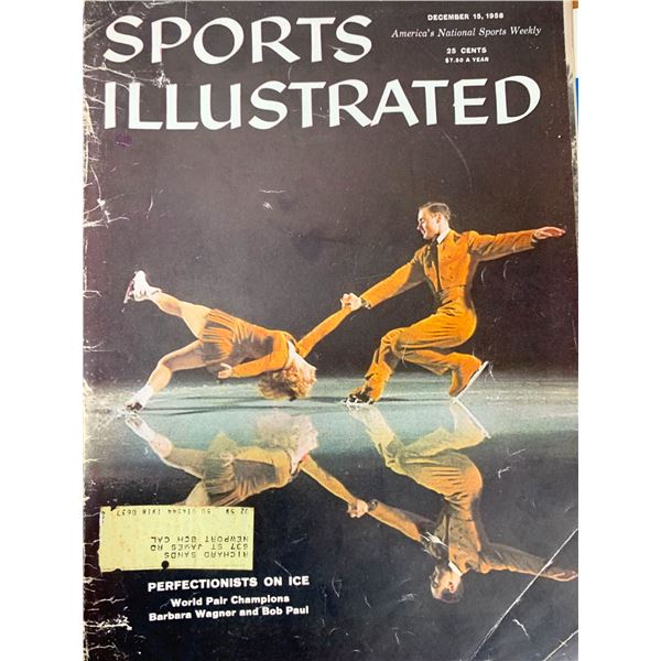 Sports Illustrated Magazine 1958 Barbara Wagner and Bob Paul Issue