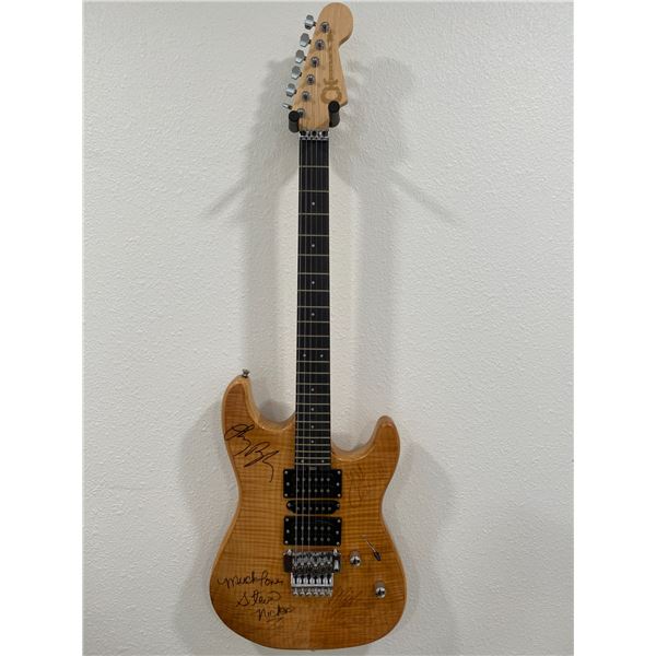 Fleetwood Mac band signed guitar