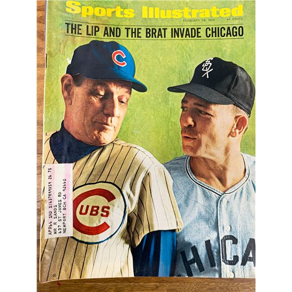 Sports Illustrated Magazine 1966 Leo Durocher & Eddie Stanky Issue