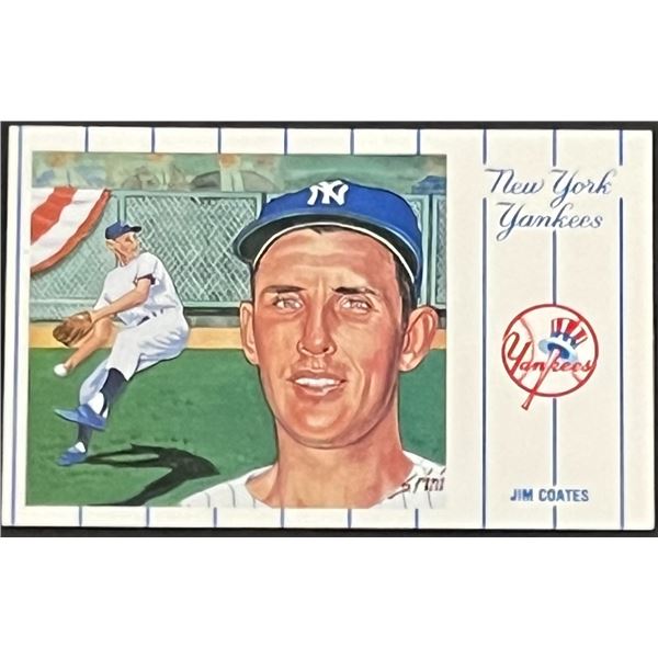1961 New York Yankees Team Jim Coates Postcard Series No.1. Card 5 of 12