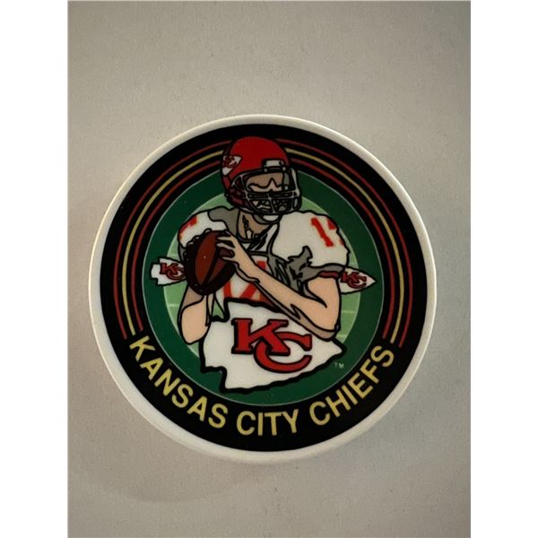 Kansas City Chiefs porcelain plate
