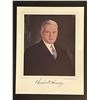 Image 1 : 31st President Herbert Hoover Facsimile Signed Photo Art Print