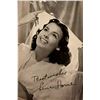 Image 1 : Lena Horne facsimile signed photo. 3x5 inches