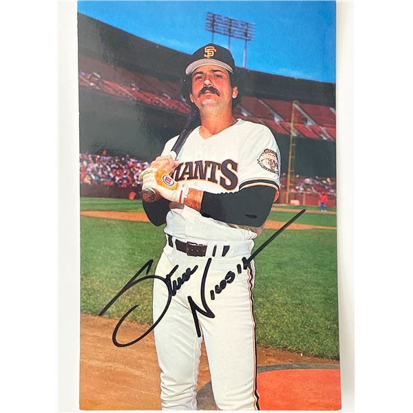 SF Giants Steve Nicosia signed photo