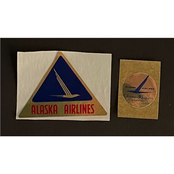 Vintage Alaska Airlines Sticker