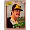 Image 1 : San Diego Padres Bob Shirley baseball trading card
