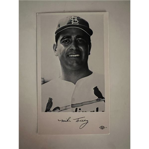 Mike Torrey facsimile signed photo. 3x5 inches