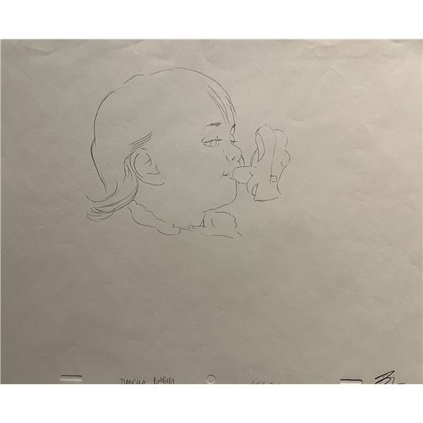 Dancing Babies original hand drawn artwork