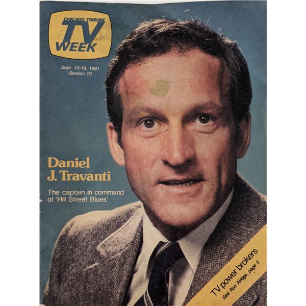 Chicago Tribune TV Week Daniel J. Travanti Issue 1981
