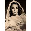 Image 1 : Susan Peters facsimile signed photo. 3x5 inches