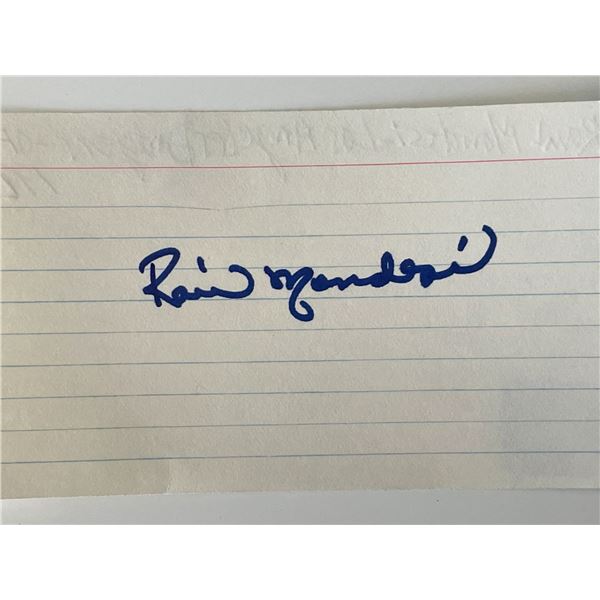LA Dodgers  Raul Mondesi original signature