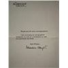 Image 1 : Madeleine Albright facsimile signed note. 5x8 inches