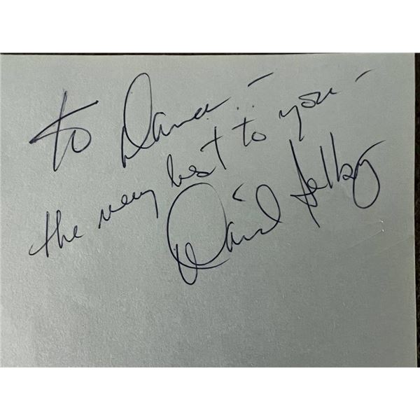 Falcon Crest David Selby autograph