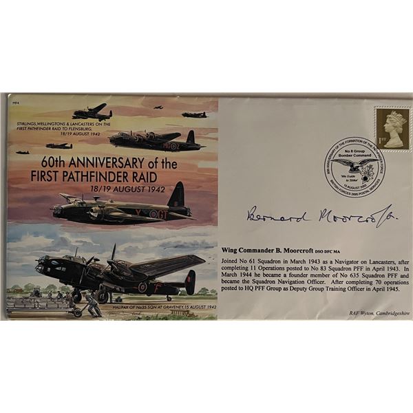 Bernard Moorecroft signed FDC. 5x9 inches