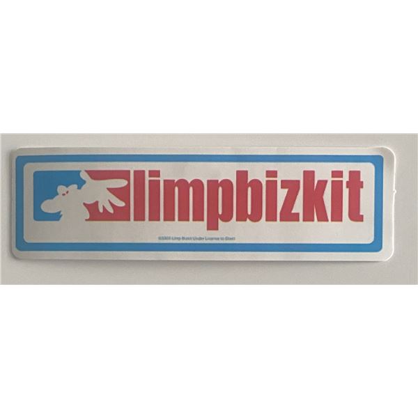 Limp Bizkit logo sticker