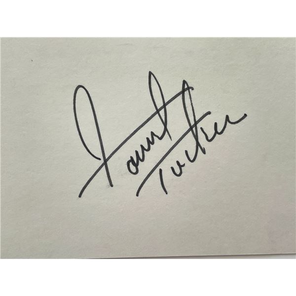 Forrest Tucker original signature cut