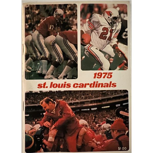 1975 St. Louis Cardinals team program