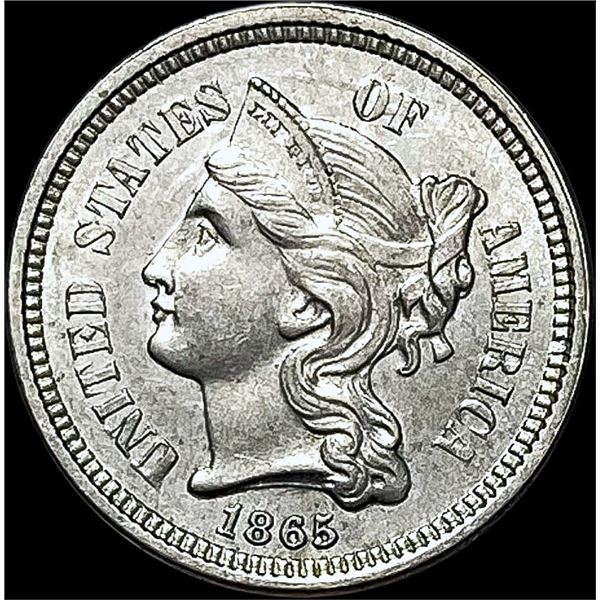 1865 Nickel Three Cent UNCIRCULATED