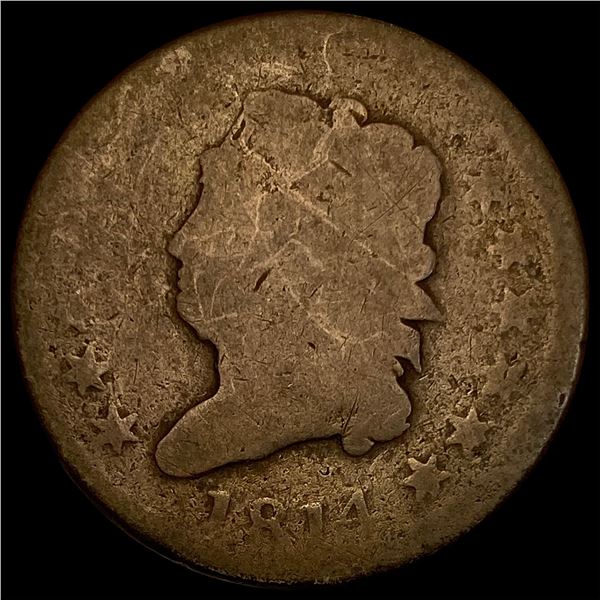1814 Classic Head Large Cent NICELY CIRCULATED