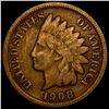 Image 1 : 1908-S Indian Head Cent NICELY CIRCULATED