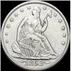 Image 1 : 1853 Arrows/Rays Seated Liberty Half Dollar NEARLY UNCIRCULATED