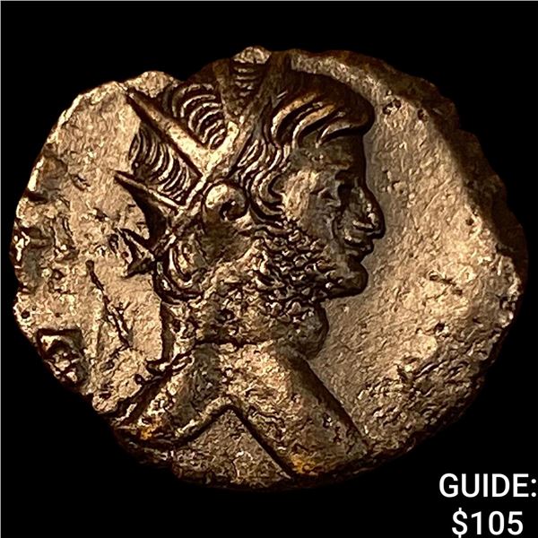 Roman Gallienus 253-268 AD Bronze Dbl Denarius CHOICE AU