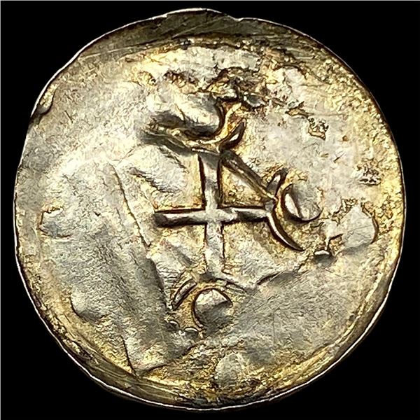 1250-1300 Schwabisch Hall Silver Hand Heller CLOSELY UNCIRCULATED