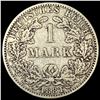 Image 2 : 1881-A Germany Silver 1 Reichsmark NEARLY UNCIRCULATED