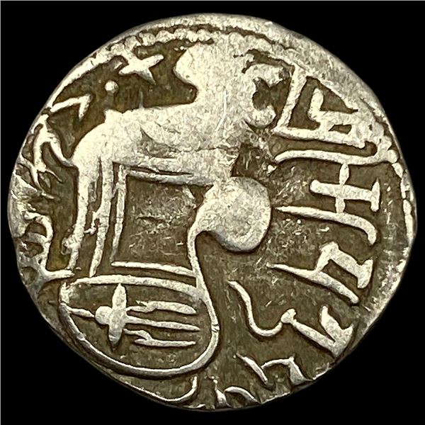 India Rajput 700-1000 Silver Jital NEARLY UNCIRCULATED
