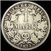 Image 2 : 1875-A Germany Silver 1 Reichsmark NEARLY UNCIRCULATED